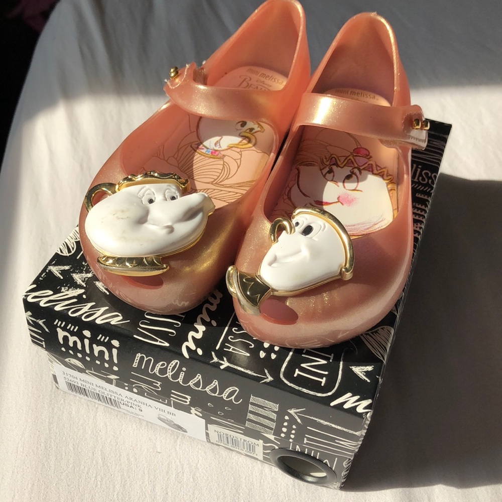 Mini Melissa beauty and the beast shoes